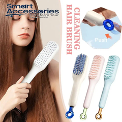 Magic Retractable Comb Self Cleaning Hair Brush