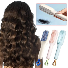 Magic Retractable Comb Self Cleaning Hair Brush