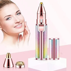 2 in 1 Electric Eyebrow Trimmer & Facial Hair Remover for Women