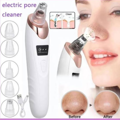 Blackhead Suction Remover Portable Pore Cleaner with LED Display and Multiple Suction Levels