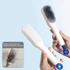 Magic Retractable Comb Self Cleaning Hair Brush